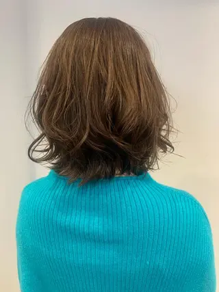 ミディアム カラー 安福 椎南のヘアスタイル