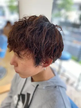 パーマ メンズ 松井 敬太郎のヘアスタイル