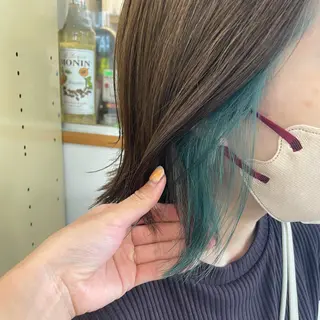 ミディアム SUNC/🤎 オオクマ　カナエ🤎のヘアスタイル