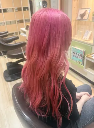 ロング カラー 🌺ハイトーン🌺 矢葺 なぎさ🌺🌺のヘアスタイル
