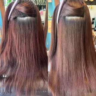 ロング 安達 望のヘアスタイル