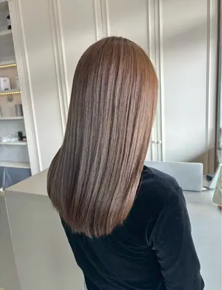 カラー 透明感カラー yuiのヘアスタイル