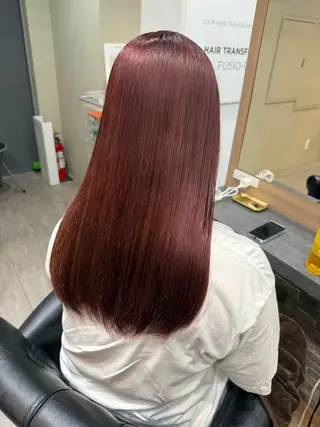 ロング RIEブリーチ& エクステ特化型のヘアスタイル