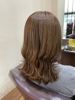 ミディアム カラー 仲井 充のヘアスタイル