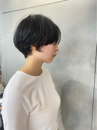 ショート 渋谷  中性ヘア あかりのヘアスタイル