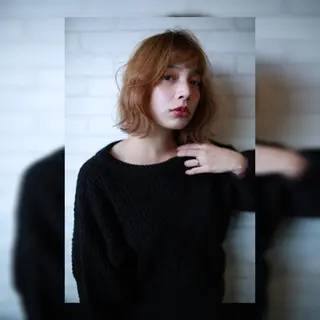 ミディアム カラー パーマ ヘアアレンジ メンズ キッズ ネイル マツエク・マツパ premier modelsのヘアスタイル