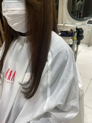 ロング 森本 梨水のヘアスタイル