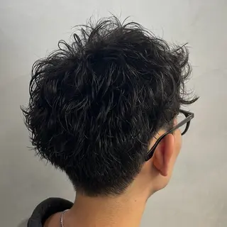 ショート パーマ ヘアアレンジ メンズ fifth 石川 凪のヘアスタイル