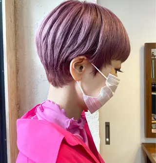 ショート カラー マンツーマン 美容師💚コウブチのヘアスタイル