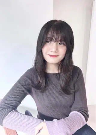 ミディアム カラー amoretto _kokoroのヘアスタイル