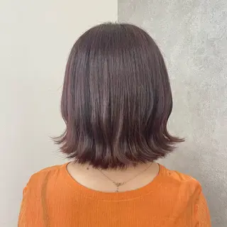 ミディアム カラー Blue/博多/ 水口莉沙のヘアスタイル