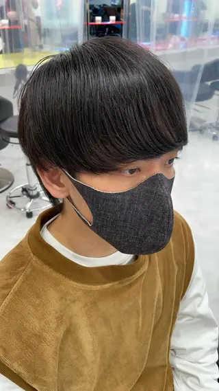 ミディアム カラー パーマ ヘアアレンジ メンズ キッズ メンズ特化美容師 aiの眉毛・アイブロウイメージ