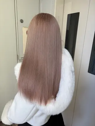 ロング カラー 🩶ハイトーン × プルエク🩶MIWAのヘアスタイル