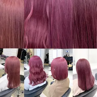 セミロング カラー ヘアアレンジ 🩵 JURI🩵のヘアスタイル