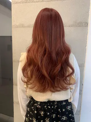 ミディアム カラー 透明感カラー✂︎ /縮毛矯正/YUKAのヘアスタイル