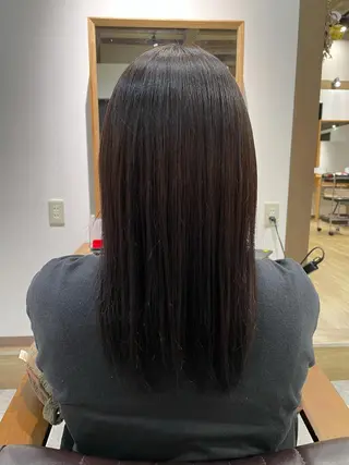 セミロング LICO 木村真知子のヘアスタイル