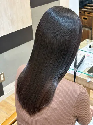 セミロング 平久保 唯那のヘアスタイル