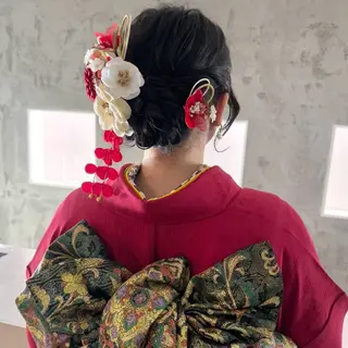 ヘアアレンジ 🦋Misaki🦋 メンズパーマ/着付けのヘアスタイル