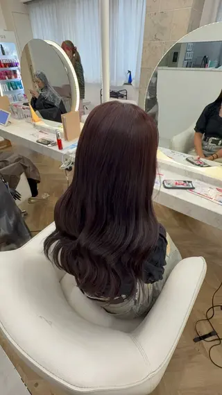 ロング 小林 美月  透明感カラーのヘアスタイル