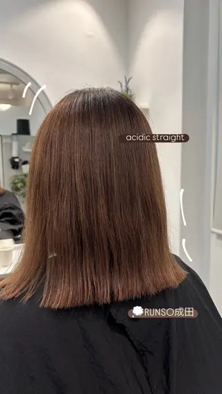 セミロング 🕊️RUNSO_ SAKI🕊️のヘアスタイル