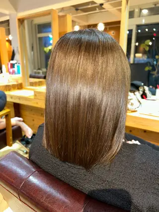 セミロング 高良 日奈子のヘアスタイル
