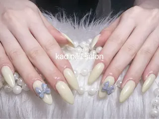 ネイル kao nail マグネット/長さだしのネイルデザイン