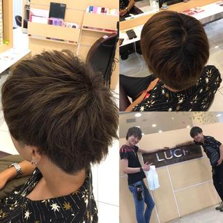ショート 植田 敬太のヘアスタイル
