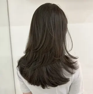 ロング カラー 【韓国風、透明感】 韓国風⭐️新海龍哉のヘアスタイル