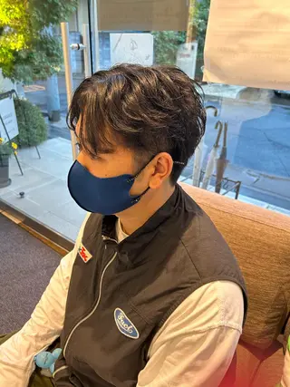 メンズ 増渕 里奈のヘアスタイル