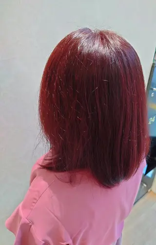 ミディアム カラー earth平塚店 間瀬亜紗里のヘアスタイル