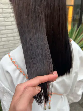 セミロング カラー 鹿児島美容室 NATSUKIのヘアスタイル