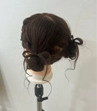 ロング ヘアアレンジ 大羅 海比のヘアスタイル