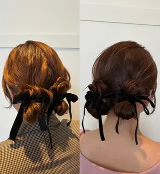 ミディアム 高橋 乙葉のヘアスタイル