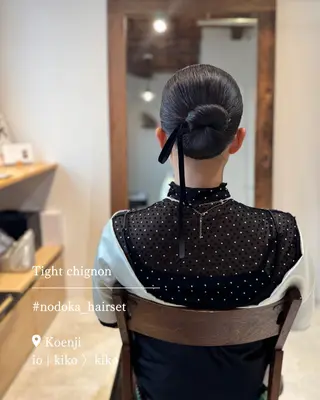 ミディアム ヘアアレンジ お呼ばれセット🕊️ 高円寺/太田和のヘアスタイル