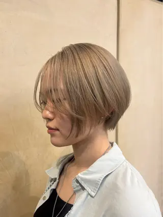 ショート カラー レイヤー/似合わせ/ アレンジ🫧ﾆﾍｲ。のヘアスタイル
