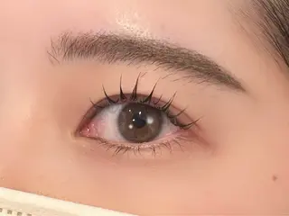 マツエク・マツパ 暖色カラー/アレンジ /束間まつげ🌼のヘアスタイル