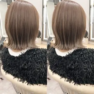 ミディアム カラー ♥️似合わせボブ/ 縮毛矯正/大和田拓夢のヘアスタイル