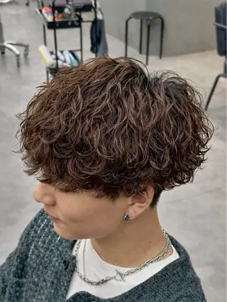 パーマ メンズ 🔥強めメンズパーマ 特化🔥/きらりのヘアスタイル