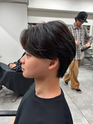 パーマ メンズ 【毎朝時間無い方】 毛流れパーマ🔥一八のヘアスタイル