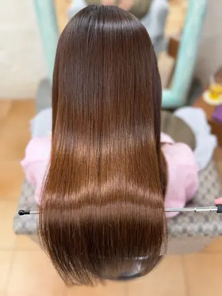 ロング 【弱酸性縮毛矯正】 /HAYATOのヘアスタイル