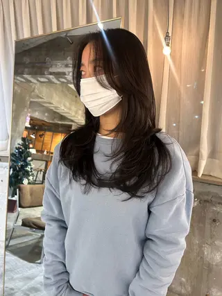 ロング カラー 海外レイヤー /NAGISAのヘアスタイル