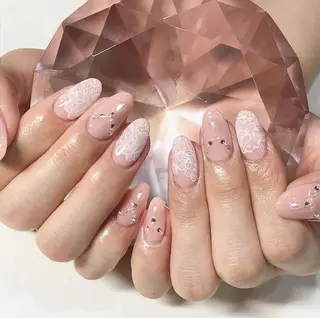 ネイル 渋谷/チップ長さ出し 👑アプレgel-xのネイルデザイン