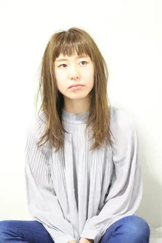 ミディアム 中野 恵脩のヘアスタイル
