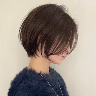 ショート カラー ヘアアレンジ 内大久保 列夏のヘアスタイル