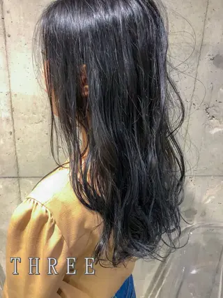 ロング カラー パーマ kenta GATTACAのヘアスタイル