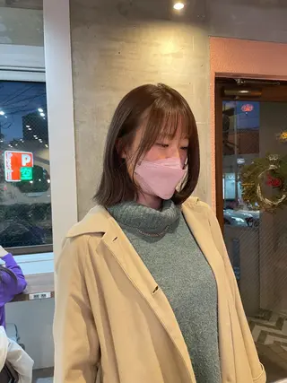 ミディアム カラー 🫧 momokaのヘアスタイル