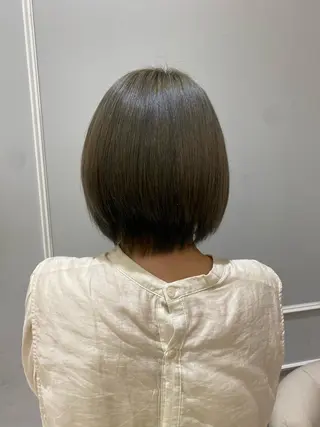 ショート 美髪矯正透明感カラー 江川 和輝のヘアスタイル