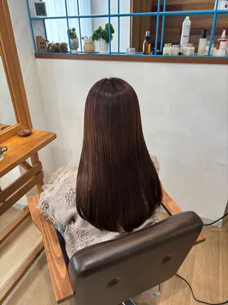 ロング カラー RINNO🌷透明感 カラー/髪質改善のヘアスタイル