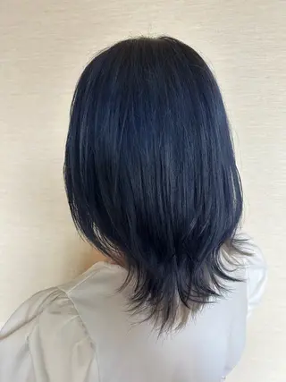 ミディアム 中西 美聖のヘアスタイル