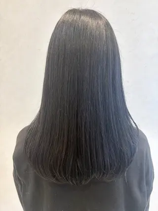 セミロング ナチュラル／透明感 💎maoのヘアスタイル